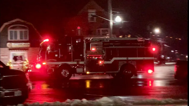 North Conway, NH Fire Dept. Engine 1 Responding