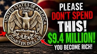 Top 3 Most Valuable Washington Quarter Dollar Coins in American History and Their Huge Prices Today!