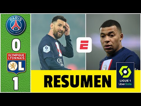 PSG perdió por 0 a 1 contra Lyon en París por la Ligue 1 | Resumen del partido