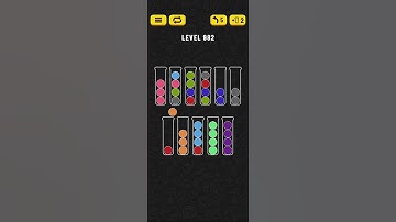 Ball Sort - Color Puzzle Game - Level 982 - Walkthrough SOLVED by RobotPlayer AI!!!