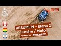 Resumen - Coche/Moto - Etapa 2 (Pisco / Pisco) - Dakar 2018