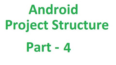 Android Tutorials - 8 : Understanding Project Structure Part - 4