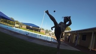 Footbag/Hacky sack INVINCIBLE OBSESSED HACKERS Extreme GOPRO HERO3 HD Dojo Style
