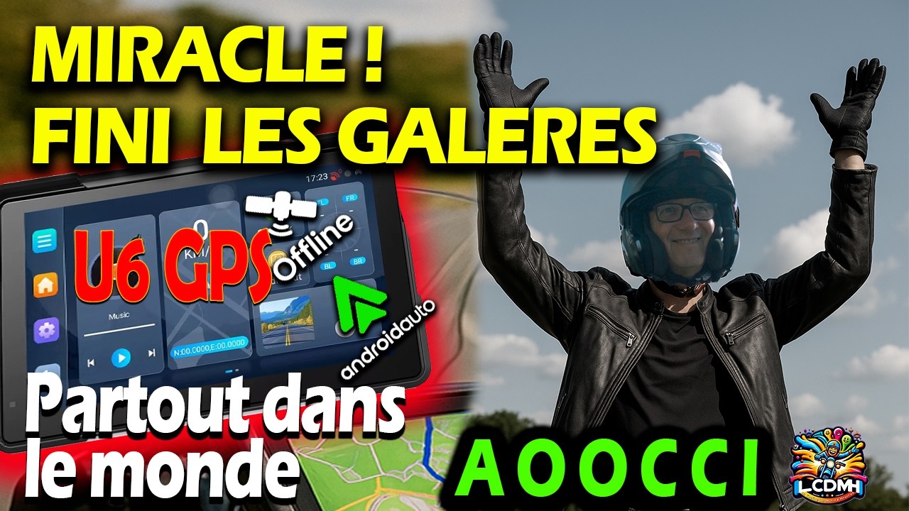 GPS moto offline U6