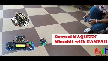 [MLAB.VN] Điều khiển Maqueen micro:bit với GamePAD | Control Maqueen Microbit with GamePAD