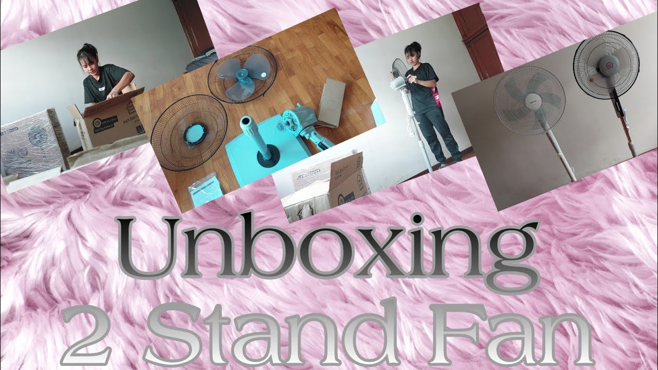 Unboxing 2 Stand Fan - YouTube