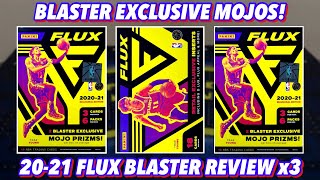 NEW FLUX MOJO PRIZMS! | 2020-21 Panini Flux Basketball Retail Blaster Box Review x3