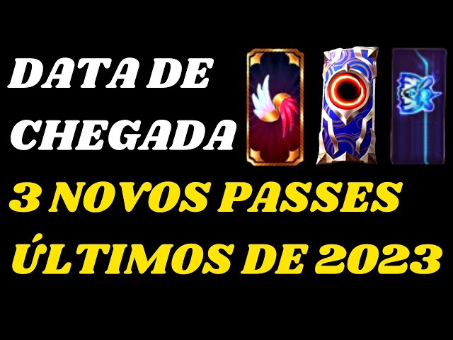 3 Novos e Últimos Passes do Lol em 2023! Data de Chegada para Todos os  Passes no League of Legends! 