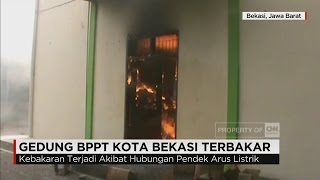 Gedung BPPT Kota Bekasi Terbakar