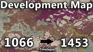 Development Map mode Crusader Kings 3 Timelapse