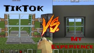 TikTok Videos VS My Experience (Minecraft Edition)