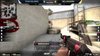 Karrigan Outplays Dosia With Ninja Defuse - TSM vs HellRaisers 31.07.15