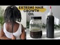Ayurvedic hair growth oil to thicken thin/fine natural hair || ayurvedic oil for extreme hair growth