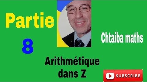 (Exercice8)Arithmétique dans Z 2bac SM biof 2021
