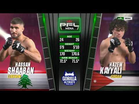 Hassan Shaaban vs Hazem Kayyali | Full Fight Highlights | PFL MENA 10