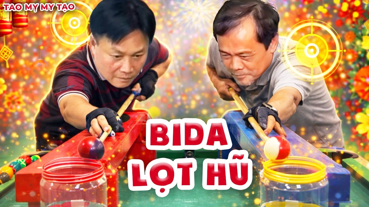 Tưng Bừng Ngày Tết Với Thử Thách Chọc Bida Trên Cầu Lọt Hũ Vui Nhộn | Tao Mỵ My Tạo