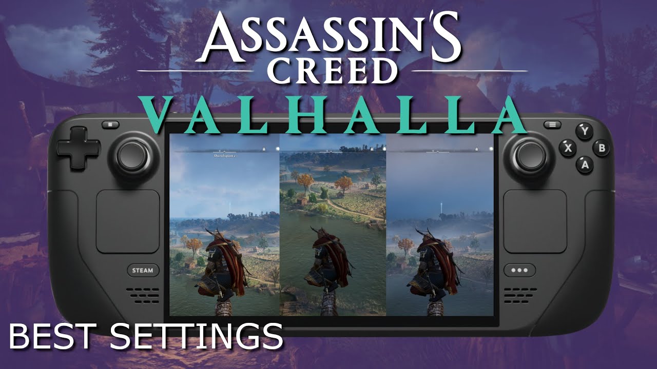 Assassin's Creed Valhalla on Steam Deck - optimized settings