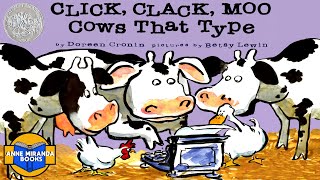 📗 Kids Book Read Aloud: CLICK, CLACK, MOO COWS THAT TYPE by Doreen Cronin ✔️SFX