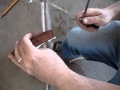 making straight razor scales with a minimum amount of hand tools