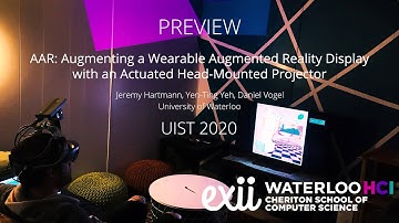 AAR: Augmenting a Wearable Augmented Reality Display with an Actuated Head-Mounted Projector