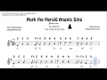 Hark the Herald Angels Sing Notes Sheet Music for Flute Violin Oboe Voice Easy Christmas Song