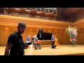 Tokyo Opera City Hall one of the rehearsals 