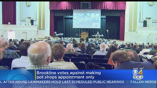 Brookline Votes Against Proposal To Make Pot Shops Appointment Only