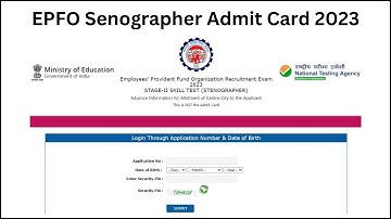 EPFO SSA Typing Test Admit Card 2023 | Epfo Steno Skill test Admit card 2023 | how to Check