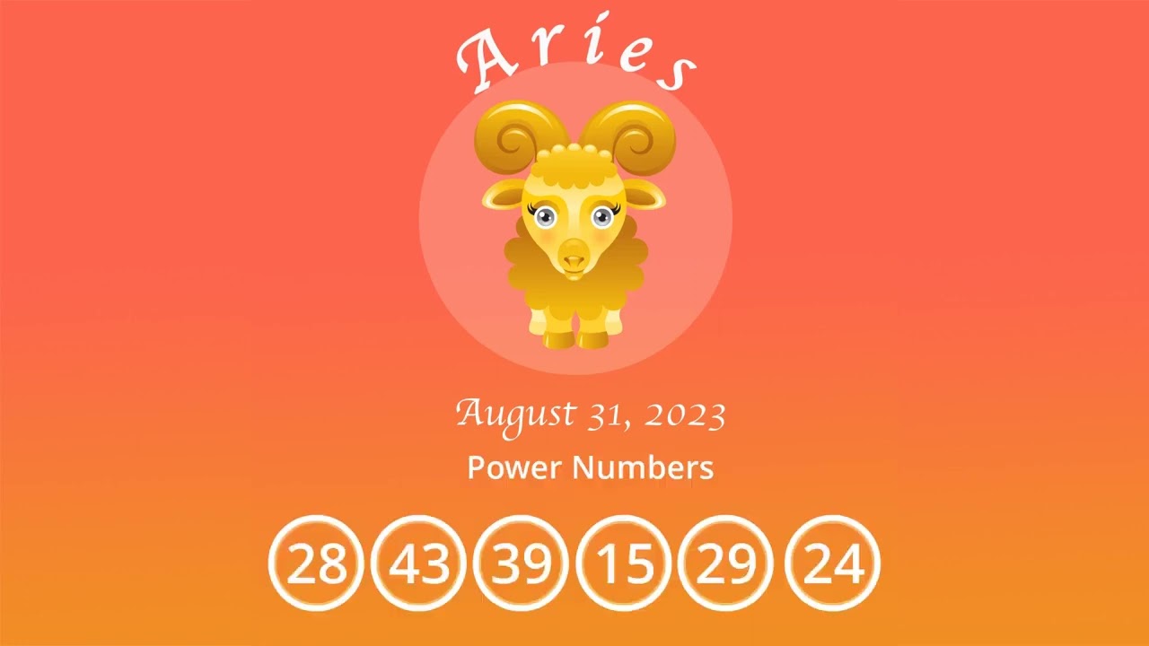 Aries horoscope for August 31, 2023