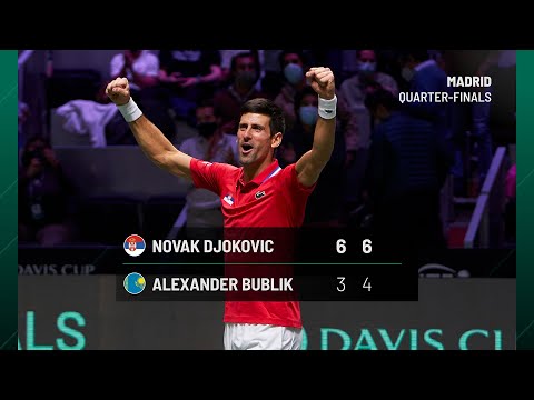 Djokovic vs Bublik I SERBIA vs KAZAKHSTAN I Quarter-Finals Match 2 Highlights