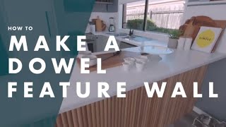 How To Create A Dowel Timber Kitchen Bench - Bunnings Warehouse
