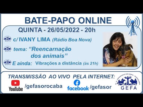 Assista: Bate-papo online c/ IVANY LIMA (26/05/2022)