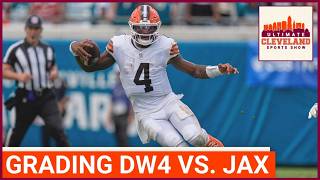 What grade does Deshaun Watson get for his performance against the Jacksonville Jaguars
