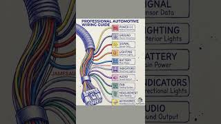 PROFESSIONAL AUTOMOTIVE WIRING GUIDE - Know Your Car’s Wires by Color &amp; Function#autoelectrical
