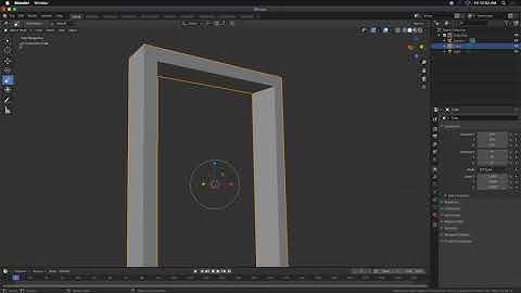 Blender 3D Modeling a Frame