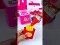 Satisfying with Unboxing Miniature Washing Machine Eating Frech Fries Set Toy, ASMR Videos