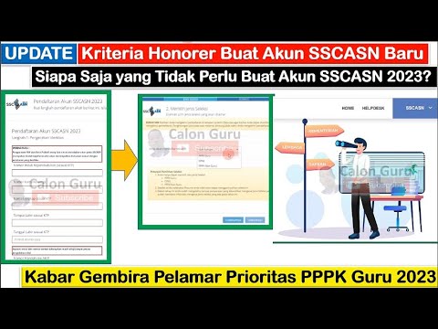 TERJAWAB Kriteria Honorer yang Wajib Buat Akun SSCASN Baru dan Tidak Perlu Membuat Akun SSCASN Baru