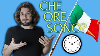 Говорить о времени по-итальянски | спросить время | Который час? Che ore sono? | итальянский язык