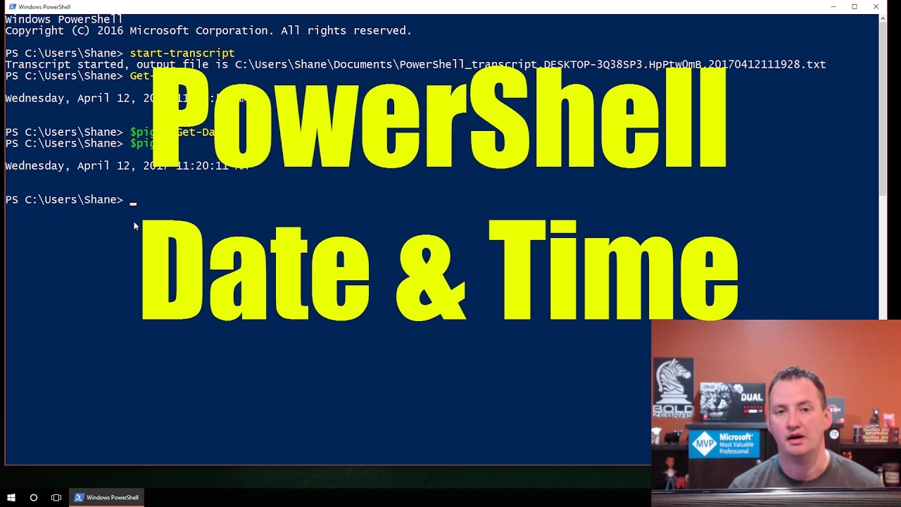 Update New Work with Date \u0026 Time with PowerShell
