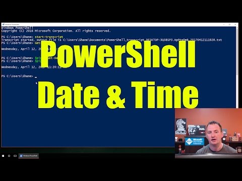 Work with Date & Time with PowerShell