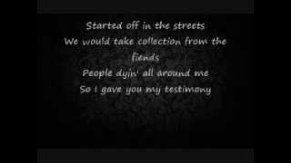 August Alsina ft Rick Ross - Benediction Lyrics on Screen