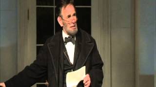 Abraham Lincoln delivers the Gettysburg Address on its 150th Anniversary