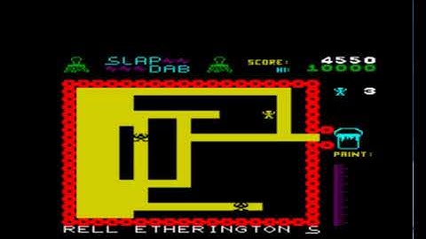 Slap Dab - Commodore VIC 20 - MAME MESSUI64 v0.164 emulator