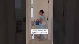 Every Parent On Halloween Night  #funnyshortsvideo #halloween2023 #funny