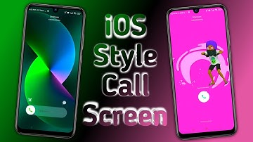 How To Change Android Caller Screen || Iphone Style Call Screen For Android || the priyesh
