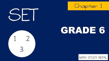 Introduction of SET | Chapter 1 | Class 6 | Math Study Nepal