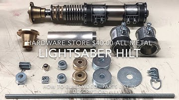 Hardware Store Lightsaber Hilt! Homemade! All metal! Star Wars!