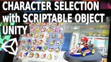 CHARACTER SELECTION with SCRIPTABLE OBJECT in Unity
