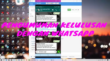 PART#2. PENGUMUMAN KELULUSAN BERBANTUAN WHATSAPP