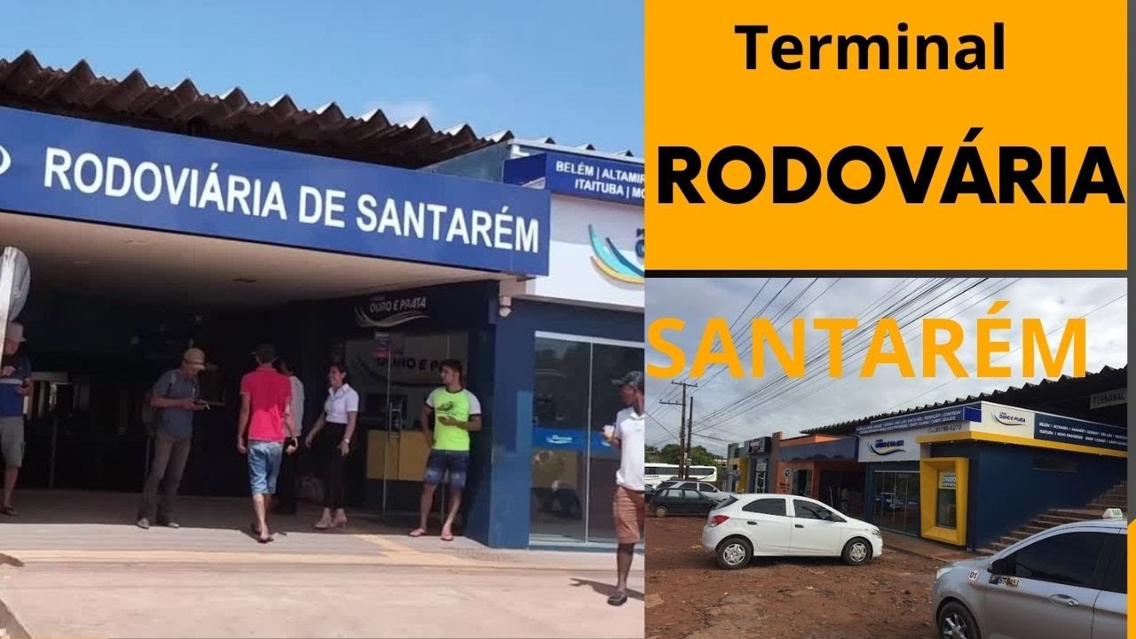 TERMINAL RODOVIÁRIA DE SANTARÉM. O ÚLTIMO NO NORTE DO BRASIL. PODE VIAJAR DO SUL DO BRASIL
